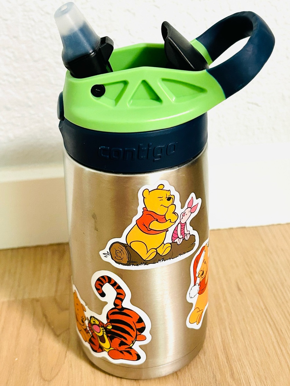 CONTIGO kids autospout 13 OZ insulated Stainless Steel Water Bottle stickers